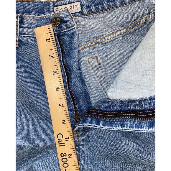 Vintage ESPRIT 90s blue jeans High Waist size 9 RN#46077 MADE IN MEXICO - Picture 12 of 14